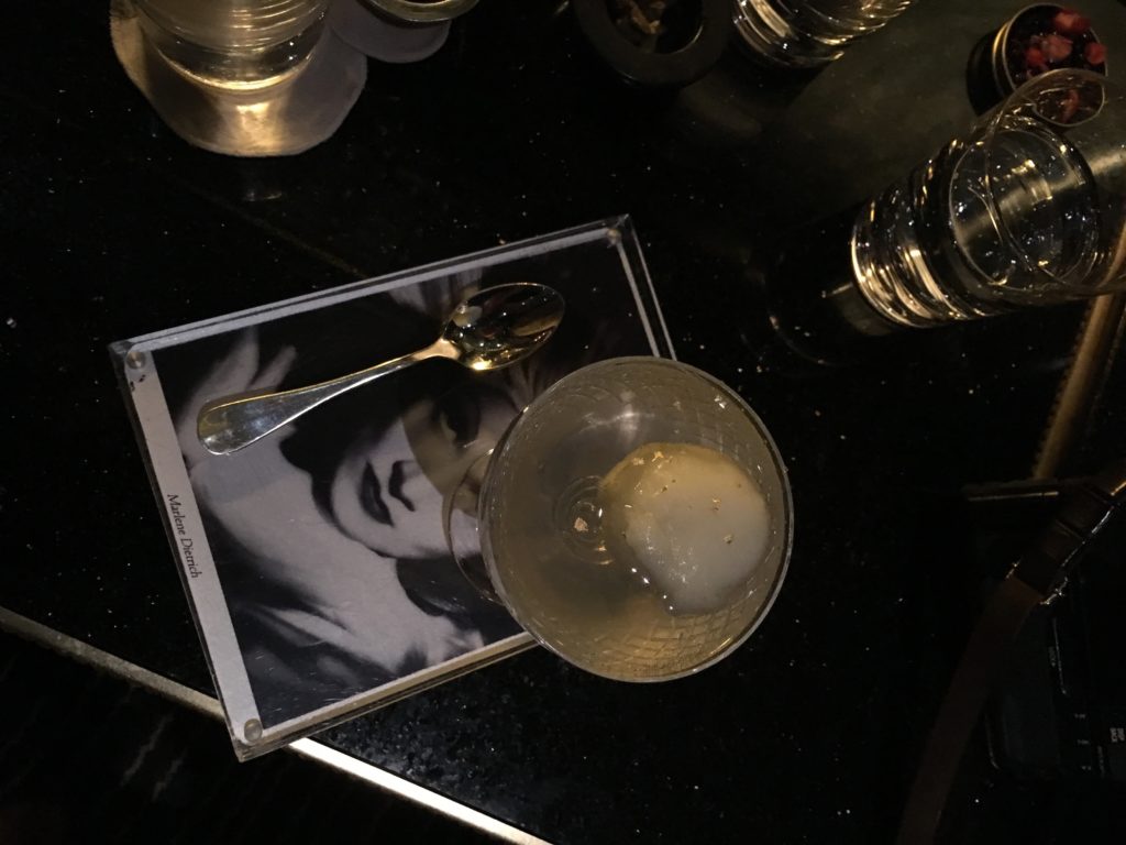 Der berühmte Marlene-Dietrich-cocktail.