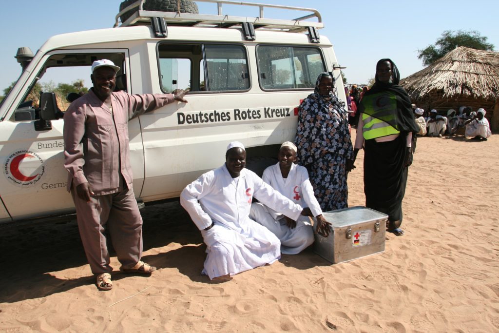 Mobile Klinik in Darfur.